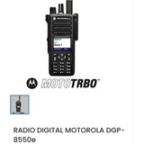 Radio Motorola Digital Dgp-8550e Vhf, Nueva Completa 