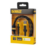 Cable Usb A Usb C Reforzado Kevlar Dewalt 1.2m 4ft