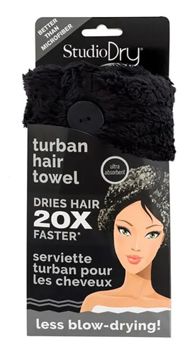 Toalla Para Pelo Turbante Para Secar Cabello Ultraabsorvente