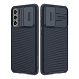 Capa Capinha Anti Impacto Nillkin Camshield Galaxy S21 Fe 5g Cor Preto