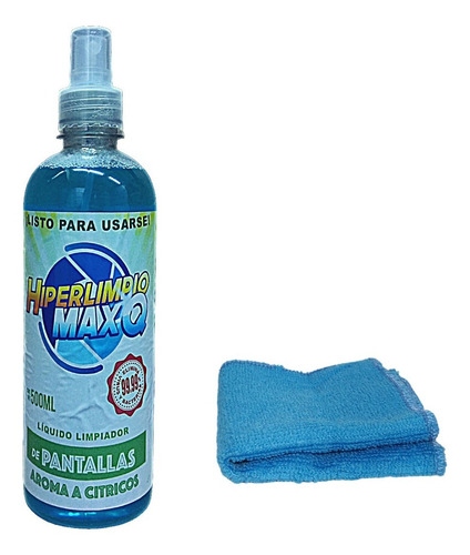 Limpiador De Pantallas Hiperlimpio Max Q 500ml