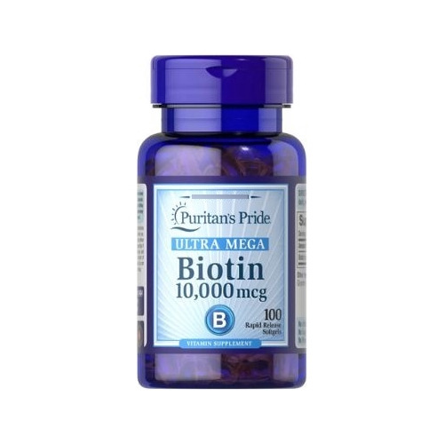 Biotina 10000mcg X 100 Softgels - Unidad a $53000