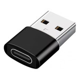 Adaptador Convertidor Tipo C Hembra  A  Usb Macho Otg