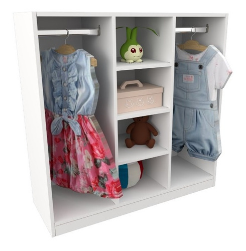 Armário Colmeia Cabideiro Montessoriano M2 100% Mdf Closet 