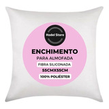 Enchimento Refil 55x55 Para Capa Almofada 50cm Super Macio