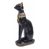Gato Bastet Deus Do Egito Estátua Divindade Egípcia - Grande