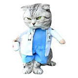 Disfraz Doctor Para Perro/gato Halloween, Ropa Para Mascotas