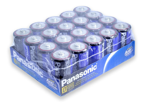 Pilha Grande D 1sh Panasonic - Bandeja C/20 Unid.