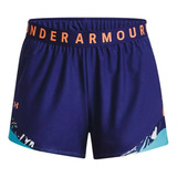 Short Fitness Under Armour Play Up 3 Azul Mujer 1360940-468