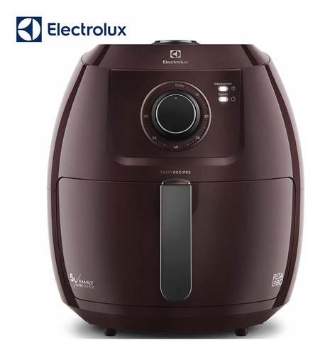 Fritadeira Elctrolux Elétrica Airfryer 5l Eaf51 Bordô 220v