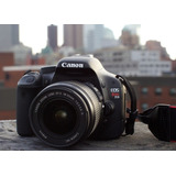 Canon T2i + Lente 18-55 + Bolso + Cargador  