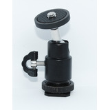 Mini Rotula Base 1/4 P/ Monitor Iluminacion Microfono