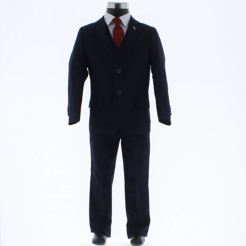 Traje Vestir Niño Tres Pzas Color Azul 3990 2 A 18 Años