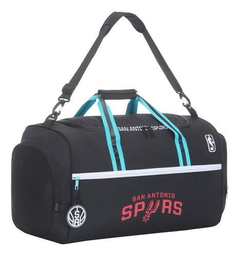 Bolso Hombre Mujer Nba Deportivo Spurs Original Con Botinero