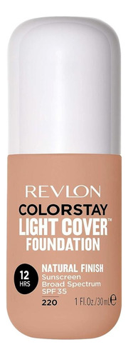 Base Líquida Revlon Colorstay Light Cover 220 Bege Natural