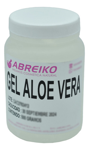  Gel Aloe Vera Sabila 500 Gramos Tipo De Envase Polietileno Tipos De Piel Universal