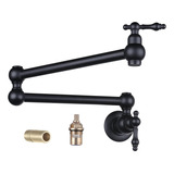 Grifo De Cobre Wowow Pot Filler Para Montaje En Pared, Olla