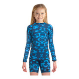 Conjunto Remera + Short Proteccion Solar Niños Uv Nopal®