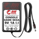 Carregador Fonte Dc 9v 1a Para Video Game Console Retro Sega