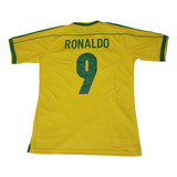 Camiseta R9 Ronaldo Brasil World Cup 98