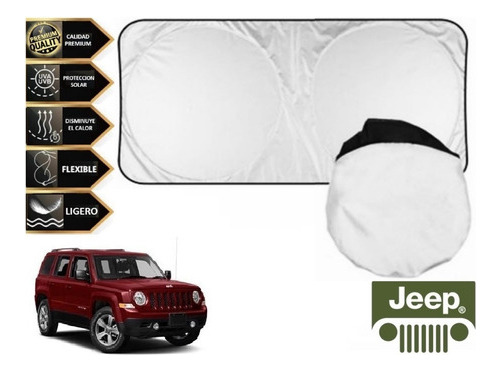 Parabrisas Cubre Sol Tapa Sol Con Ventosas Jeep Patriot 2013