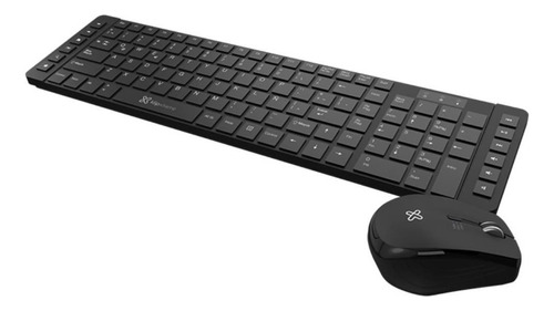 Teclado + Mouse Klip Xtreme Inalámbrico Usb Negro