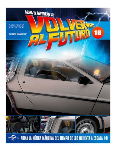 Fasiculo 16 Delorean 1/8 Bttf Eaglemoss Deagostini Usado