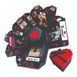 Caja Explosiva Corazón  Para Personalizar Regalo Valentín