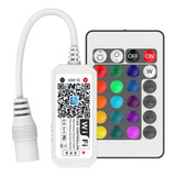 Controle Remoto & Wifi Fita Led Rgb Celular App Android Ios