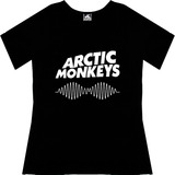 Blusa Arctic Monkeys Dama Rock Metal Tv Camiseta Urbanoz