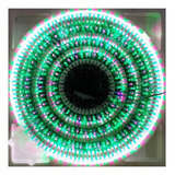 Luces Led Para Decorar Verde Con Rosa 500luces 27mts