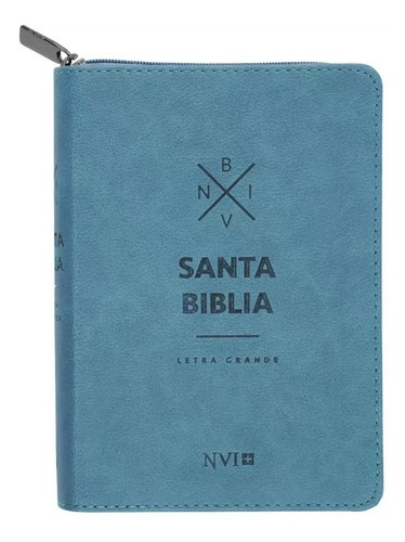 Biblia Nueva Versión Internacional Nvi Letra Grande Azul