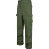 Pantalon Cargo Verde Mas Remera Verde Algodon