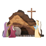 Tumba Vacía Escena De Pascua, Decoraciones De Madera,