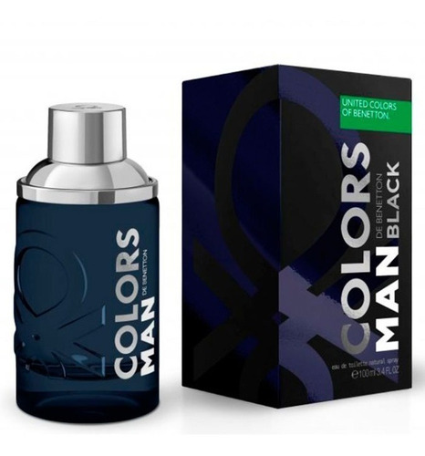 Perfume Benetton Colors Man Black X 100ml Original Importado