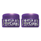 Gel Cola Fixador Yelsew Uva 240g - Kit C/ 2un