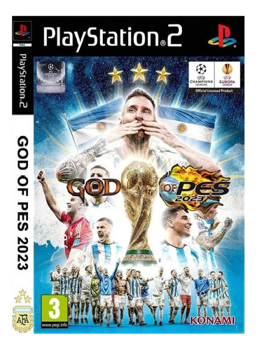 God Of Pes 2023 Campeones Del Mundo - Mundial Qatar 2022 Ps2