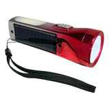 Mini Linterna Led Portatil Recargable Usb Con Panel Solar