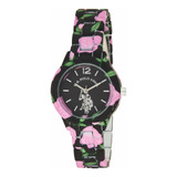 Reloj Mujer U.s. Polo Assn. Usc40103 Cuarzo Pulso Bicolor En