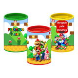 15 Cofrinhos Personalizados Super Mario - Envio + Rápido