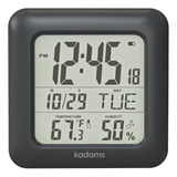 Kadams Reloj Digital De Bano Con Pantalla Lcd Grande, Reloj