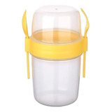 Vaso Organizador Para Yogurt Con Cereal Y Fruta, 1100 Ml