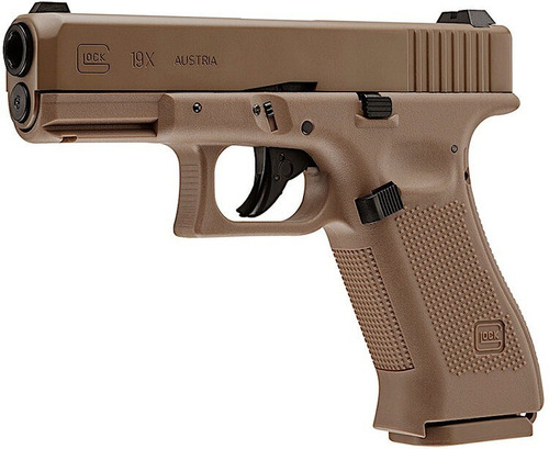 Pistola Glock 19x Coyote Blowback Co2 4,5mm Umarex - Palermo