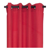 Set Cortinas Continental 140x220 Cm - Rojo