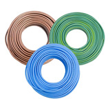 Pack 3 Rollos De 100mts C/u Cable Unipolar Ignifugo 2.5mm 