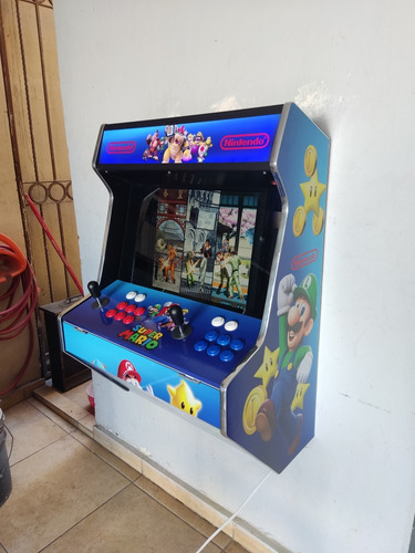 Bartop Empotrable Wallcade Batocera Pc Maquinita Arcade