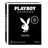 Preservativos Playboy Con Tachas Texturado Caja X3 + Palcer
