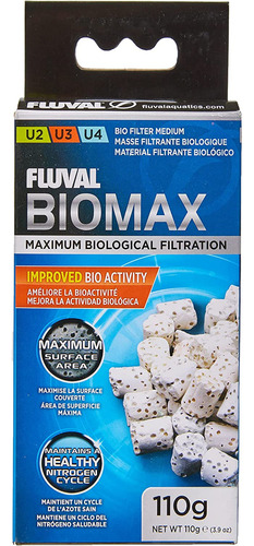 Fluval Filtro Subacuático U Biomax, Filtro De Repuesto Para