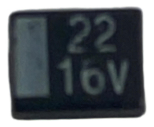 10 Peças Capacitor De Tantalo Smd 22uf X 16 V Case B