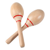 Maracas, Agitadores De Rumba De Madera Profesional, Sonajero